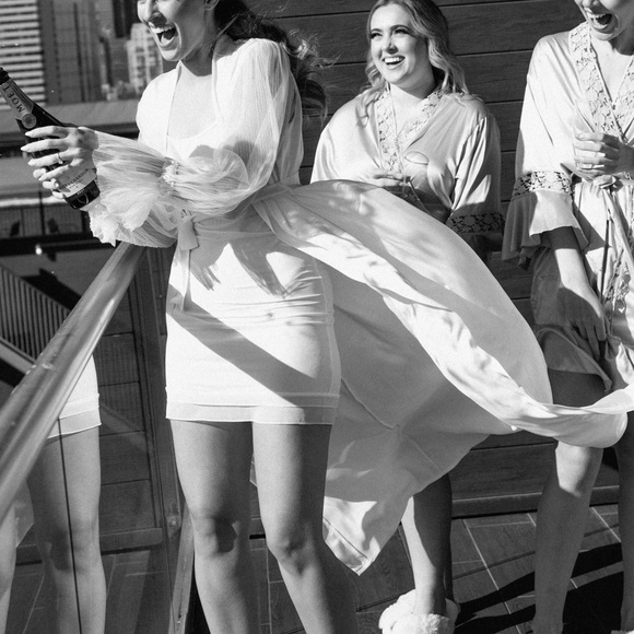 White Bridal Robe - Picture 5 of 6